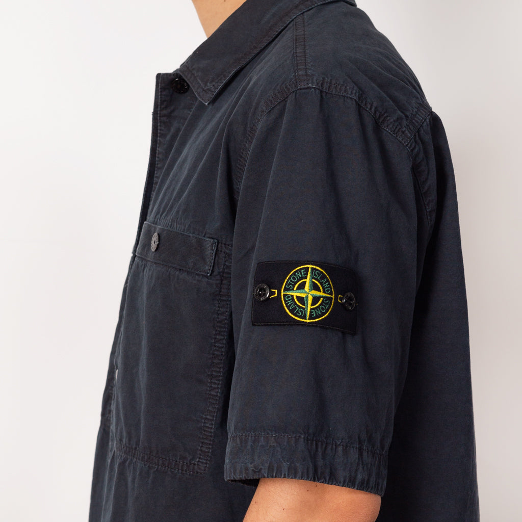 Overshirt S/S - Navy Blue (V0120)