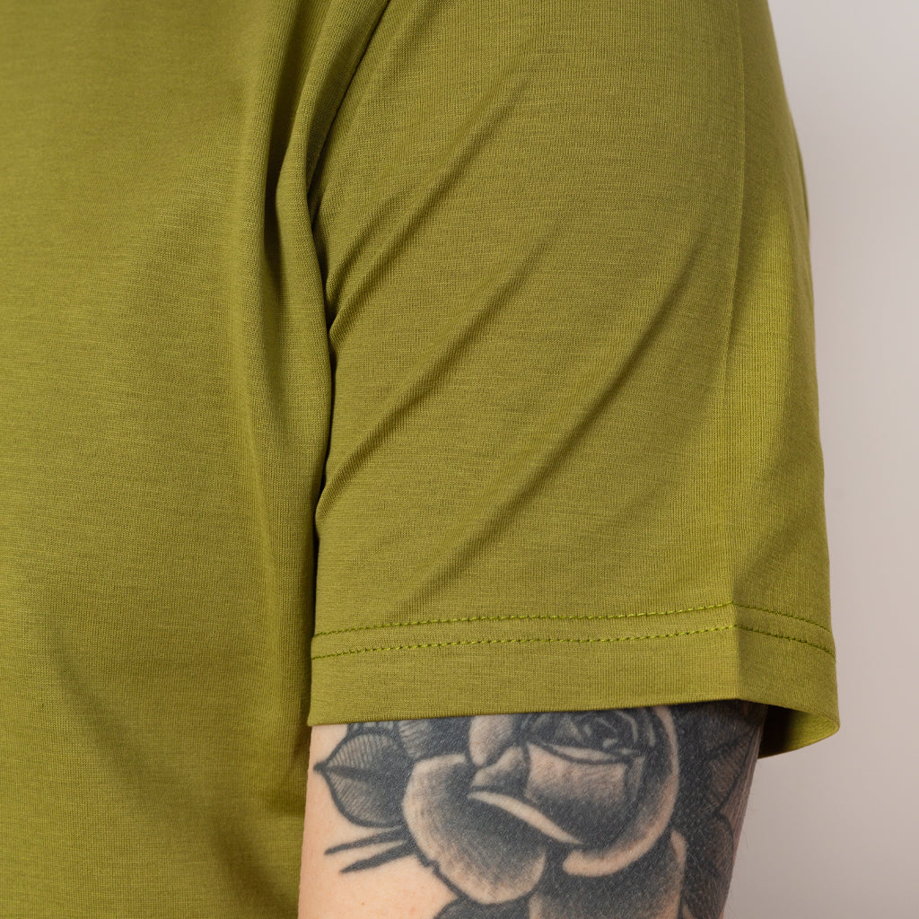 S/S Crew Neck T-Shirt - Matcha Green