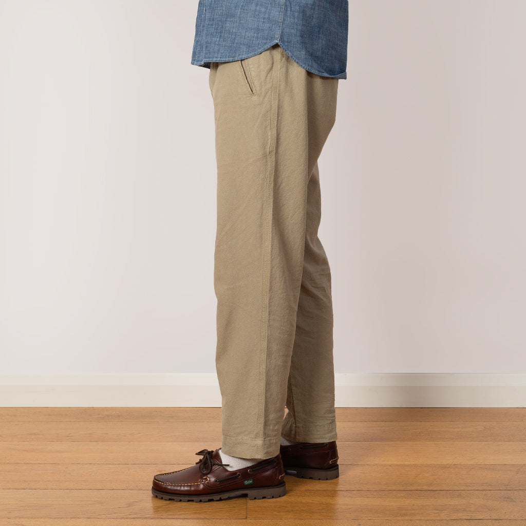 Drawcord Assembly Pant - Sage Cotton Linen