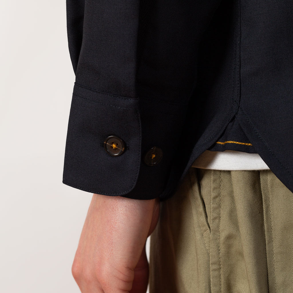 Travail Overshirt - Navy Tropical Wool