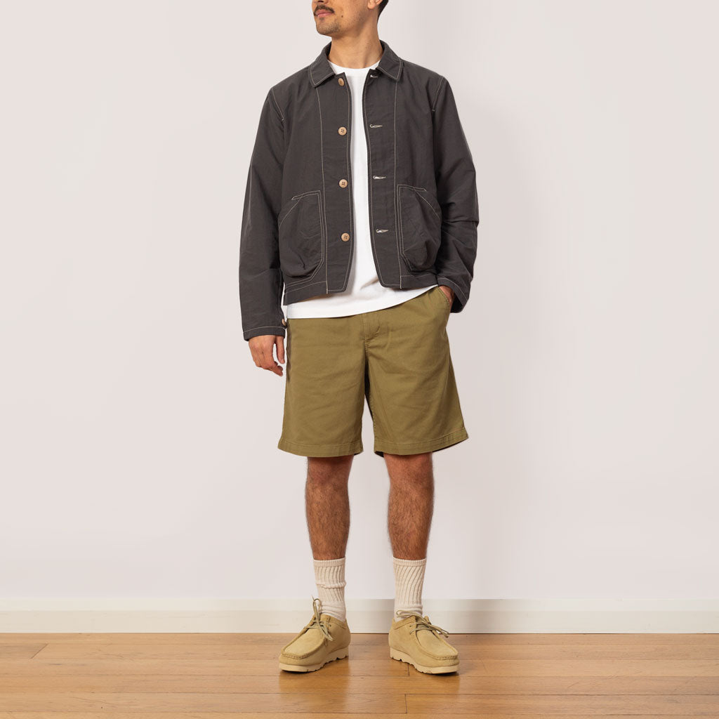 Ezra Twill Short - Moss Green