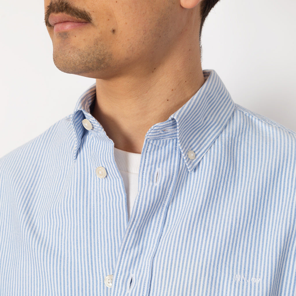 Colby Oxford Shirt 5910 - Blue Stripe