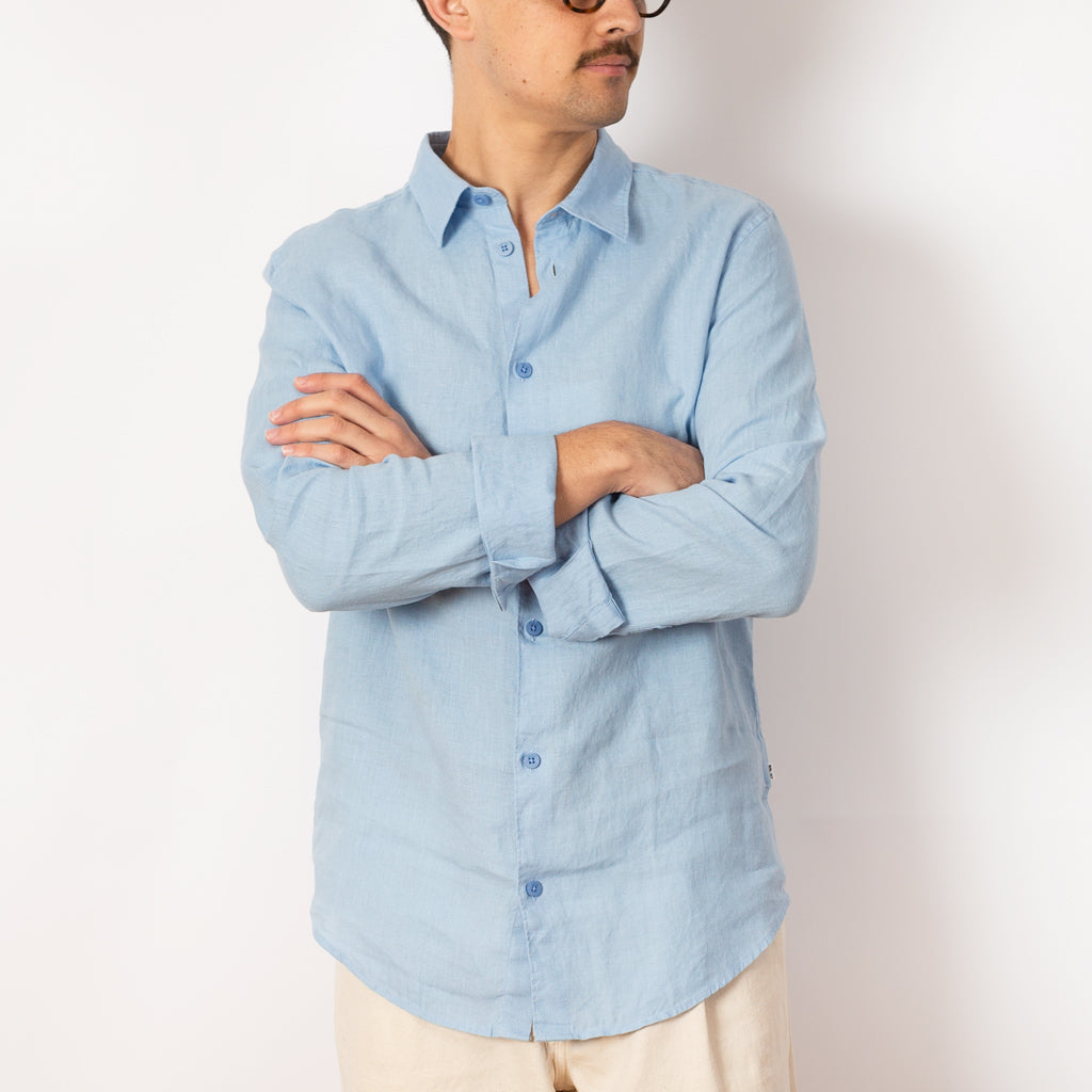 Enzo Shirt 5708 - Cerulean Blue