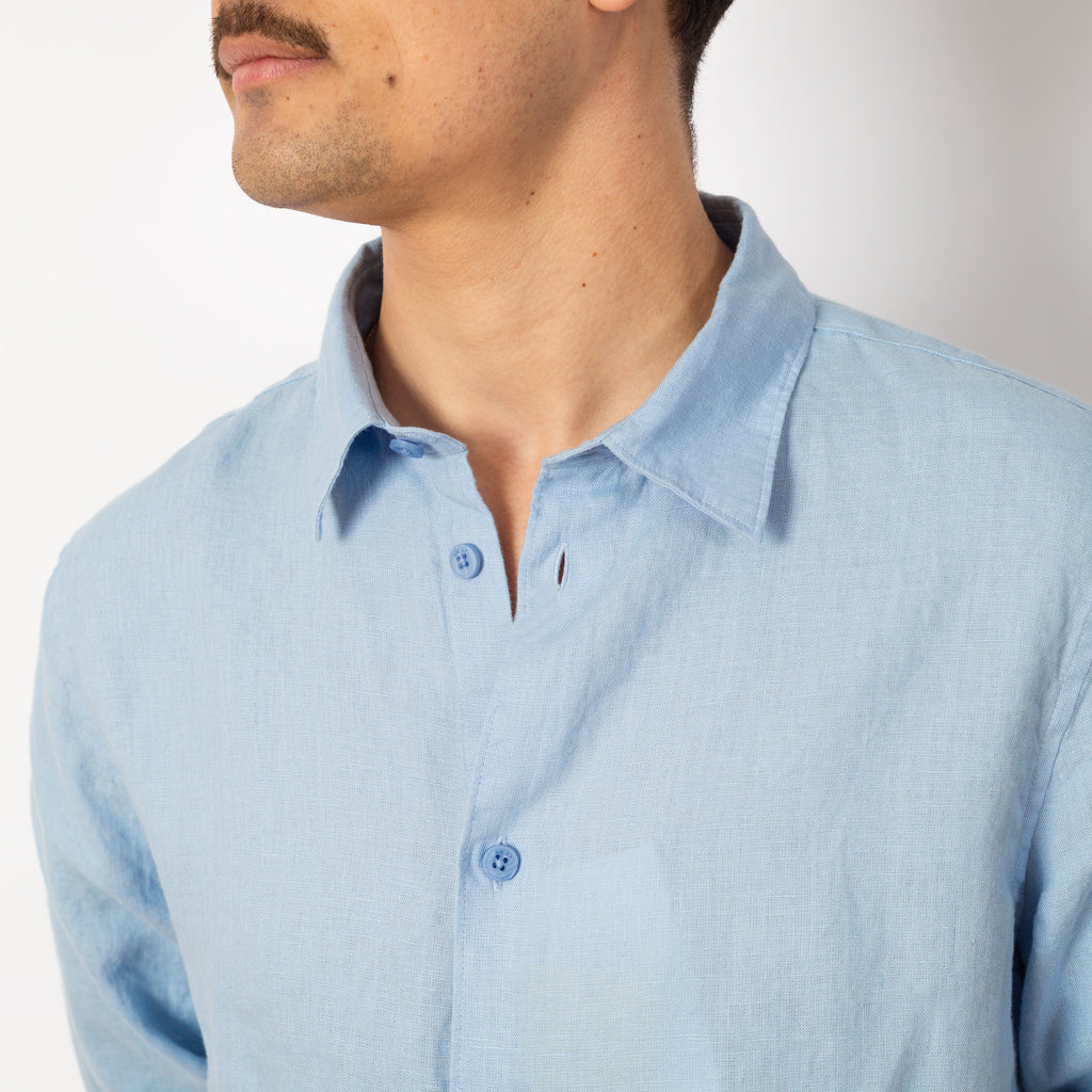 Enzo Shirt 5708 - Cerulean Blue