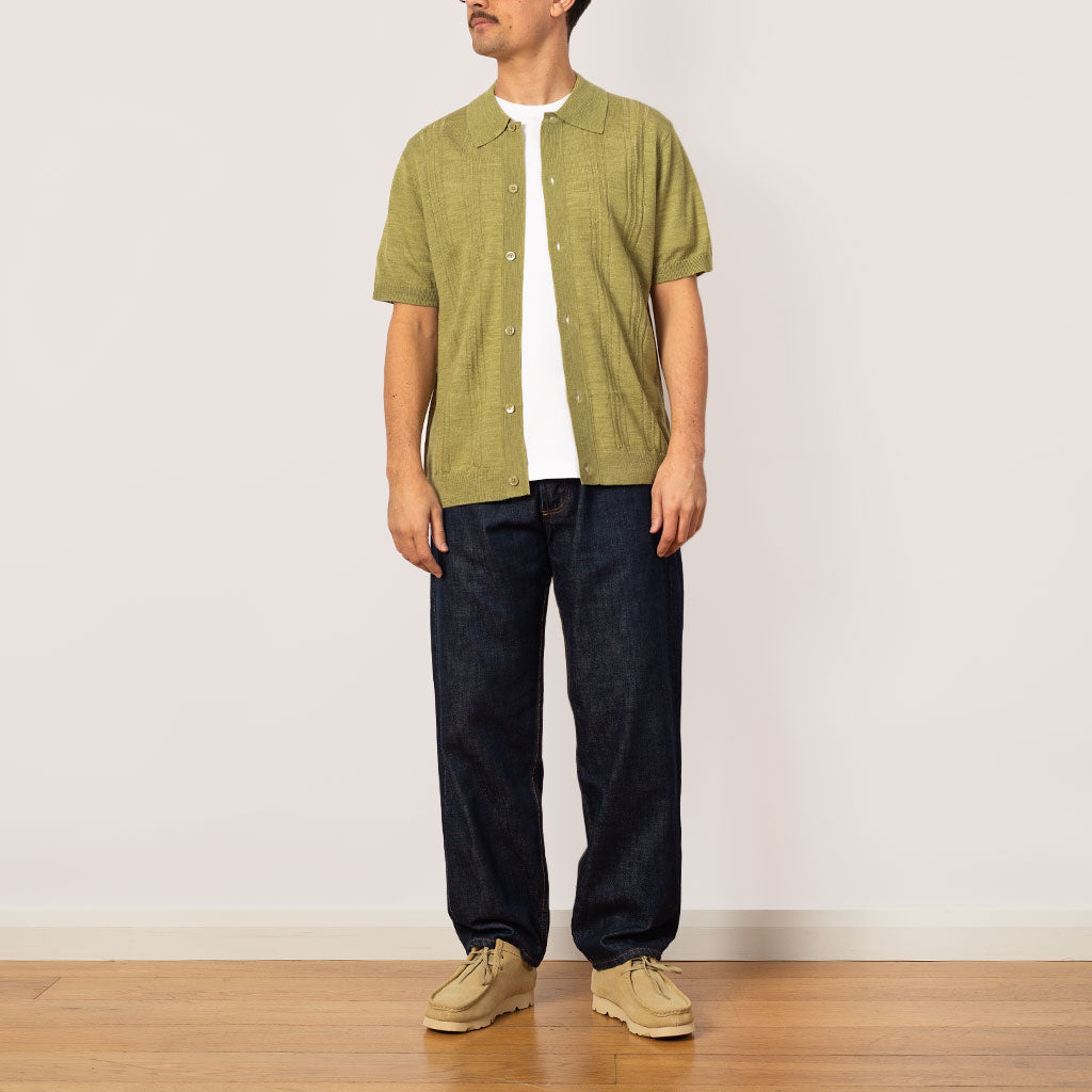 Thor S/S Cardigan 6584 - Evergreen