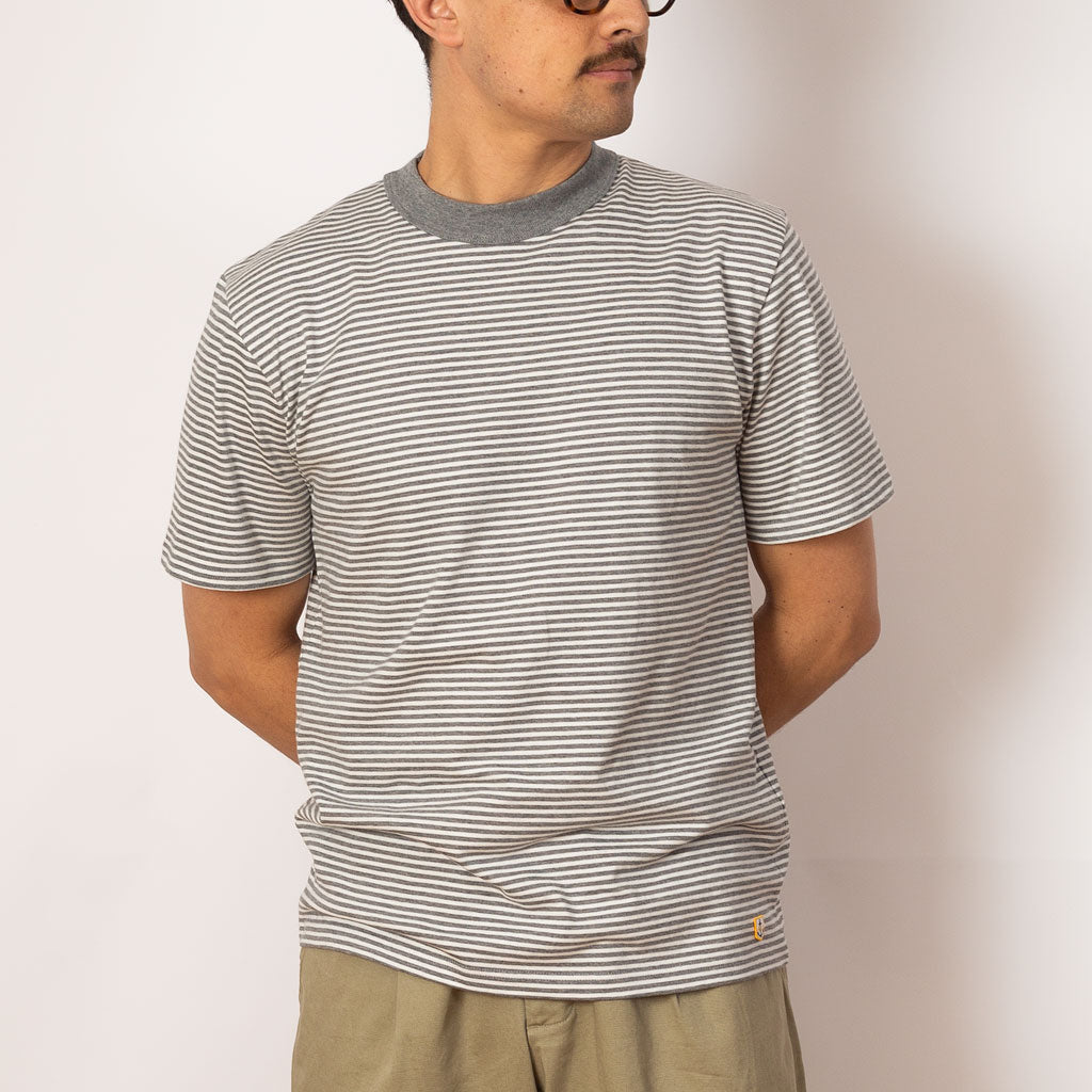 Heritage Striped T-Shirt - Misty/Milk