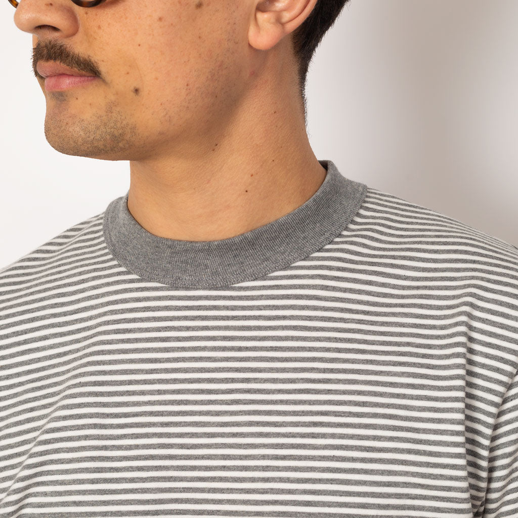 Heritage Striped T-Shirt - Misty/Milk