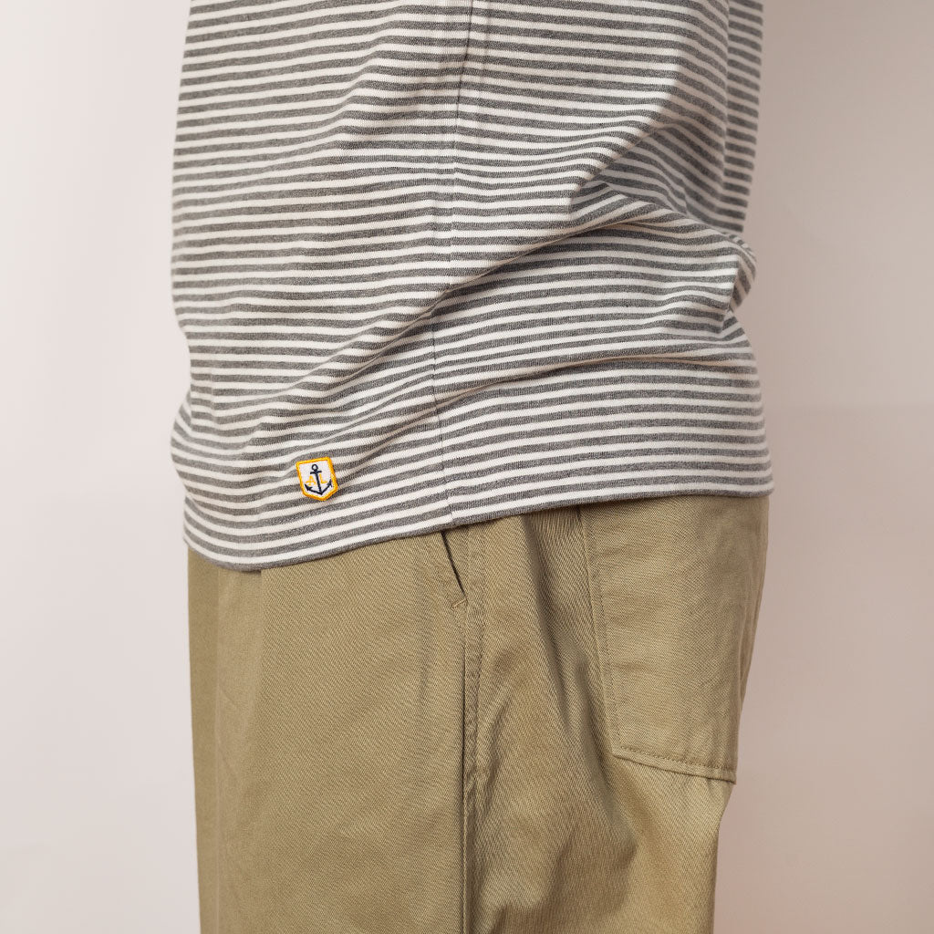 Heritage Striped T-Shirt - Misty/Milk