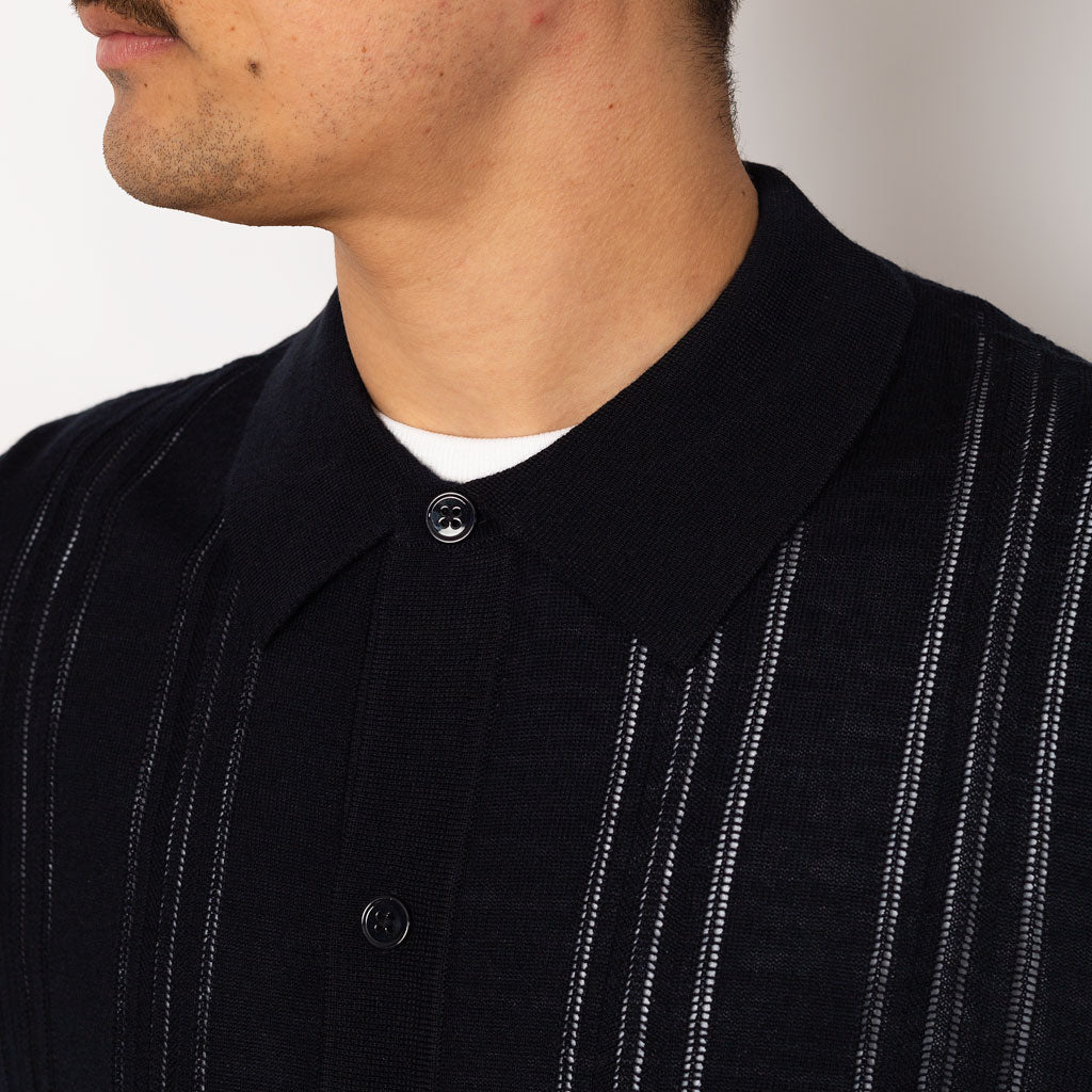 Thor S/S Cardigan 6584 - Deep Navy