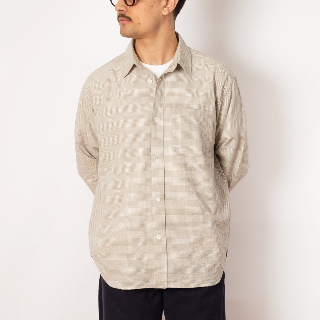 Mo Oversized Check Shirt - Heathland Brown