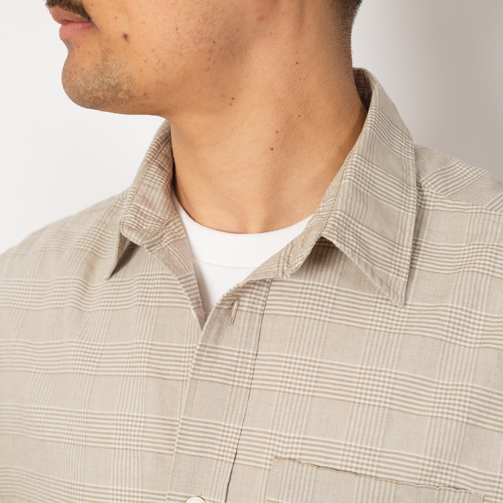 Mo Oversized Check Shirt - Heathland Brown