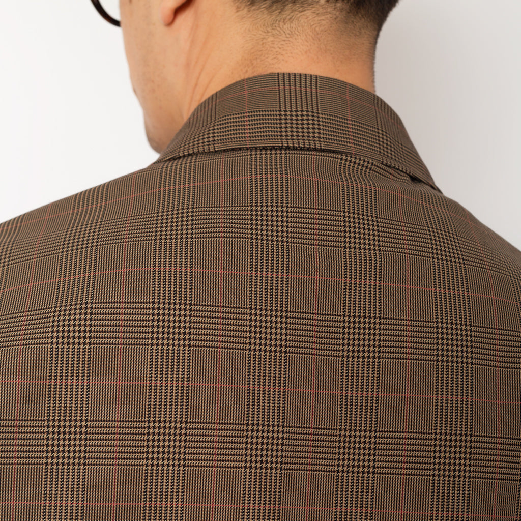 Checkered Short Jacket - Glen Check