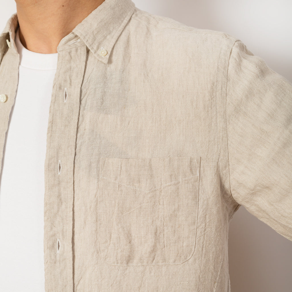 B.D Linen Chambray Shirt - Natural