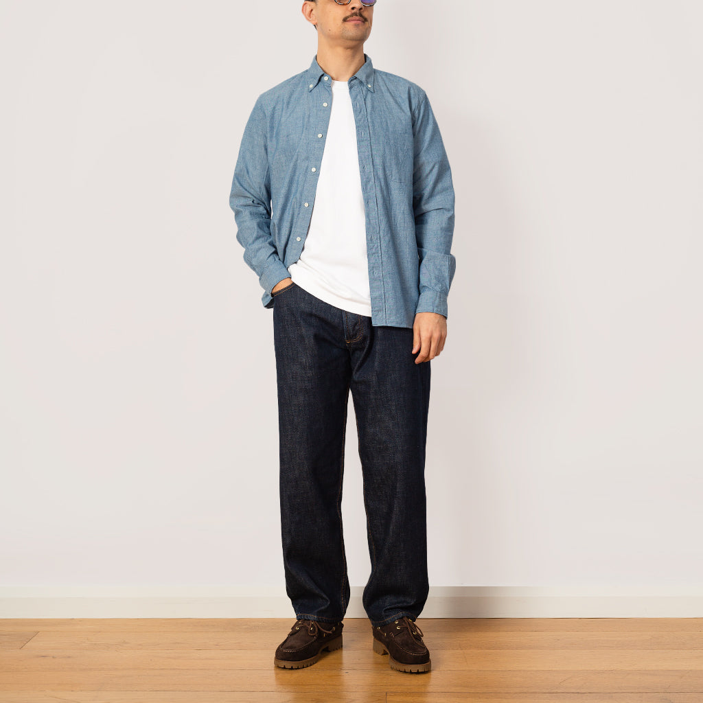 B.D Chambray Shirt - Sax