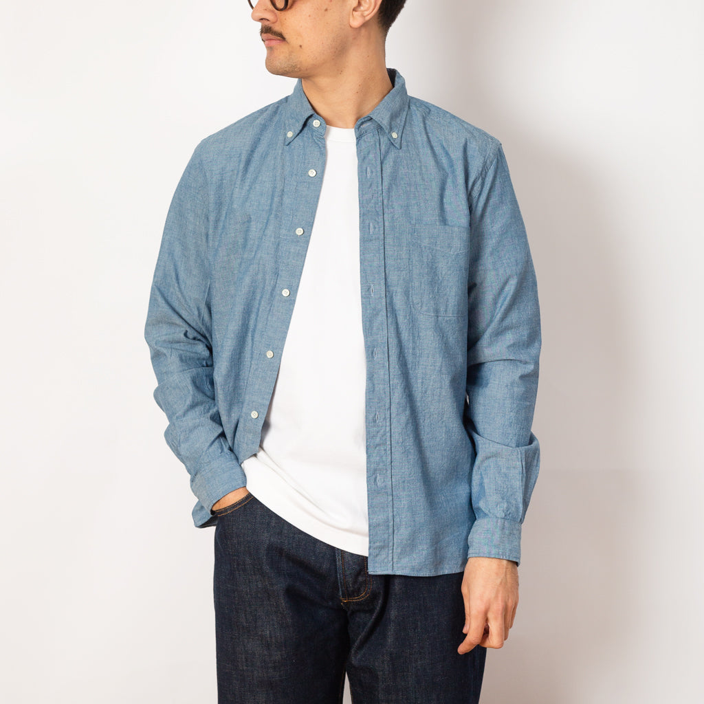 B.D Chambray Shirt - Sax