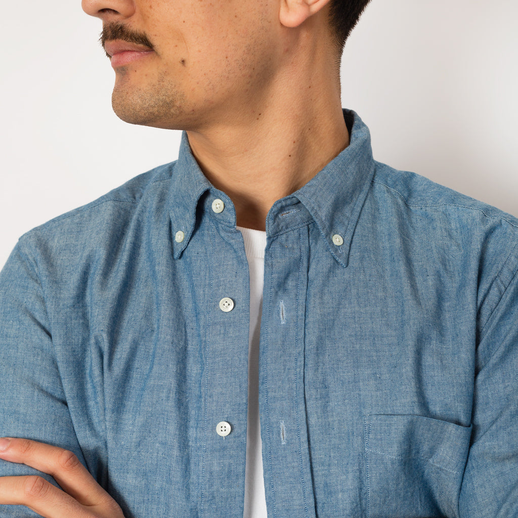 B.D Chambray Shirt - Sax