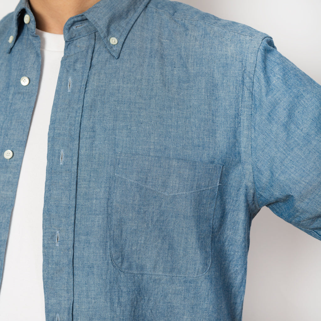 B.D Chambray Shirt - Sax