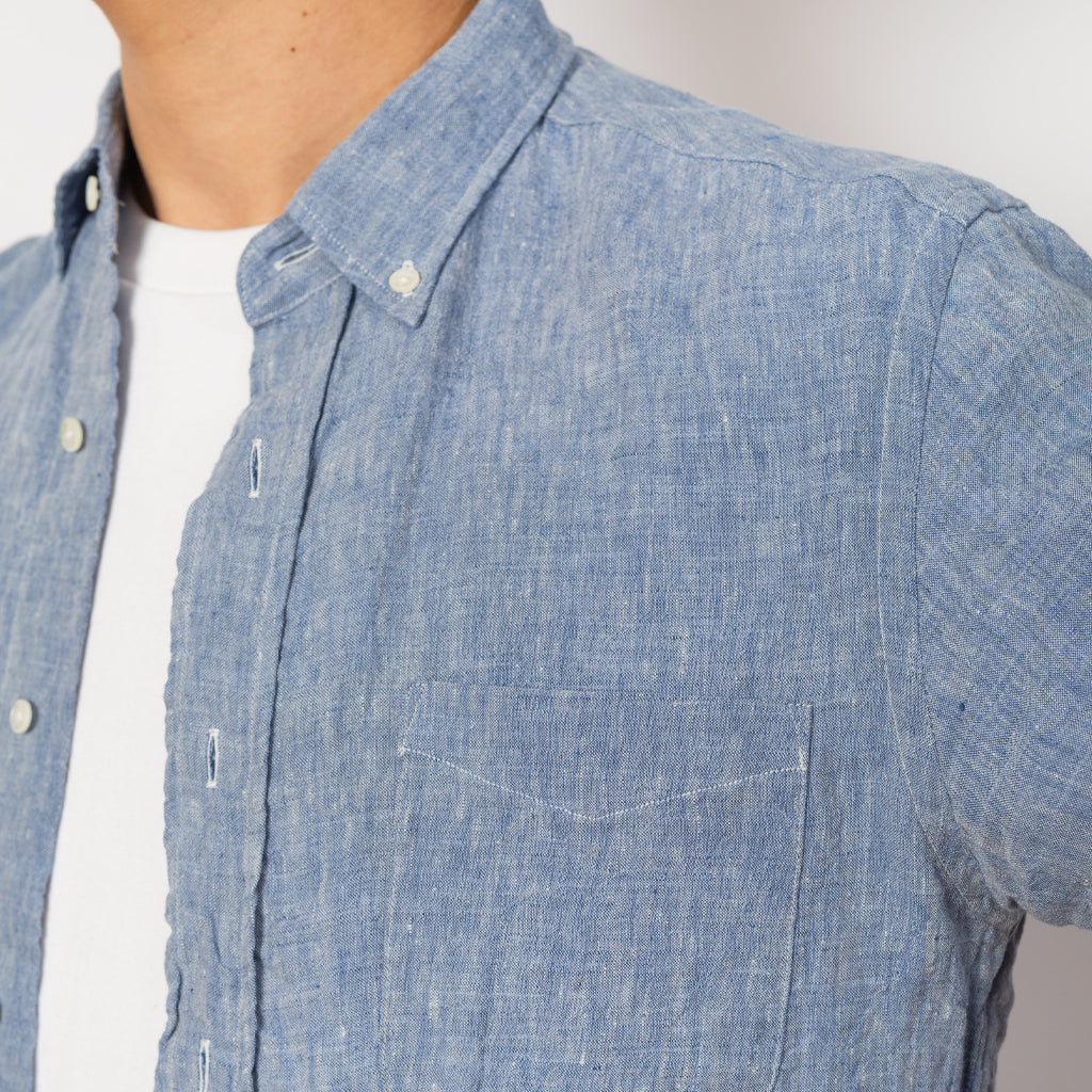 B.D Linen Chambray Shirt - Blue