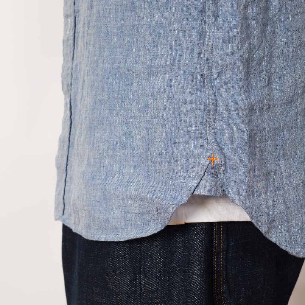 B.D Linen Chambray Shirt - Blue