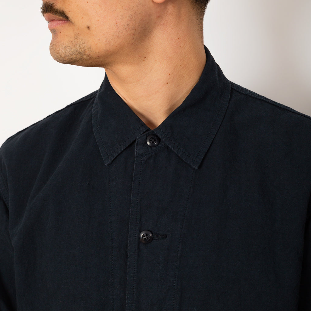 High Density Shirt Jacket - Navy