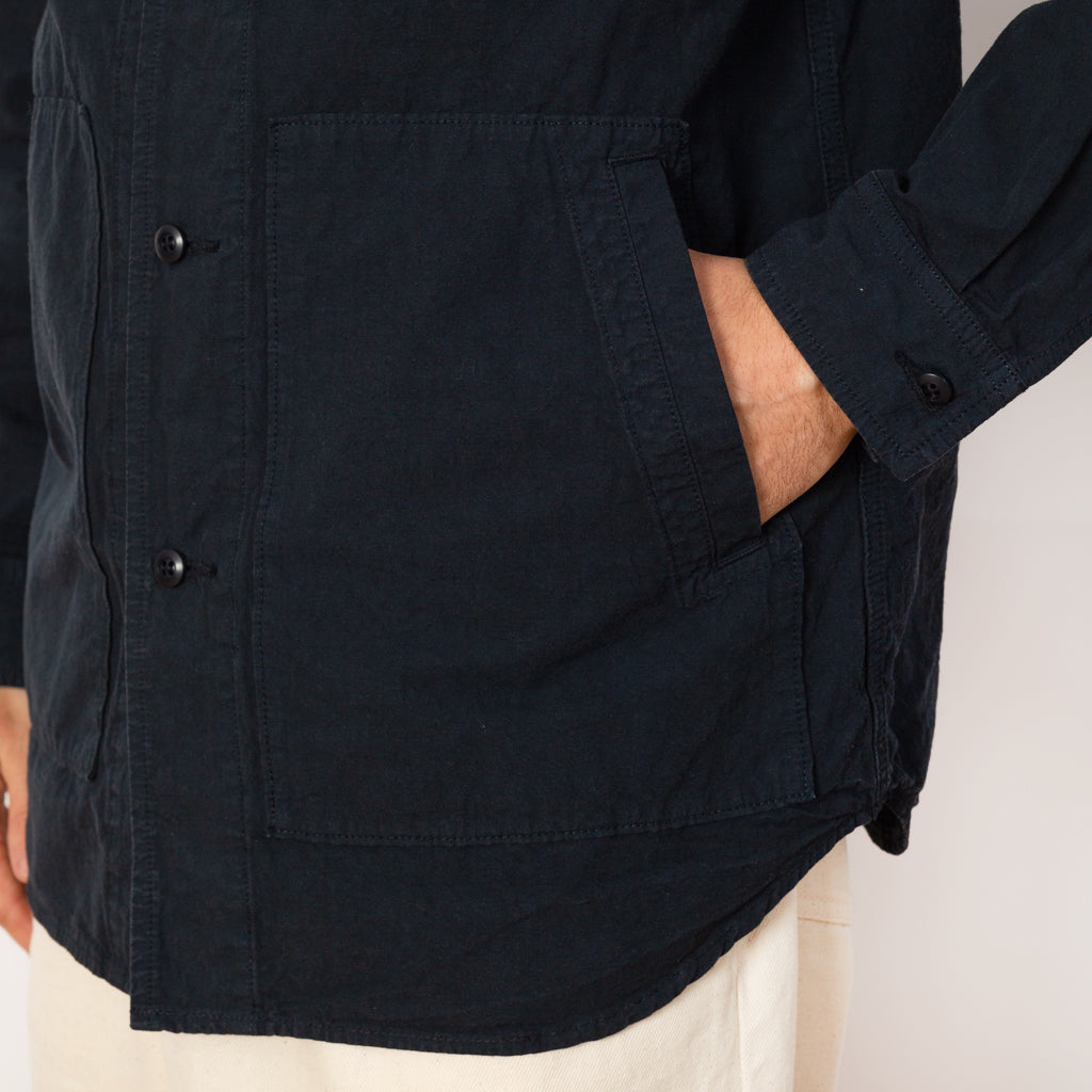 High Density Shirt Jacket - Navy