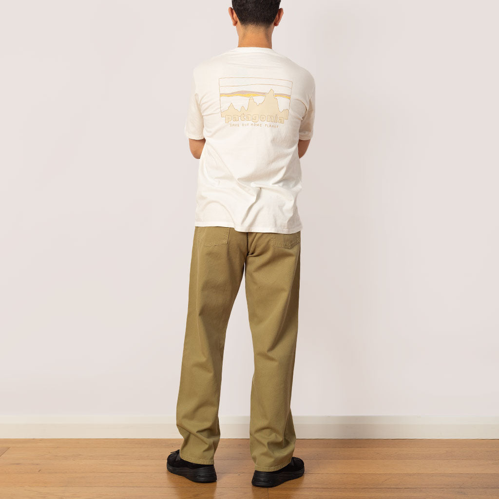 73 Skyline Organic T-Shirt - Birch White