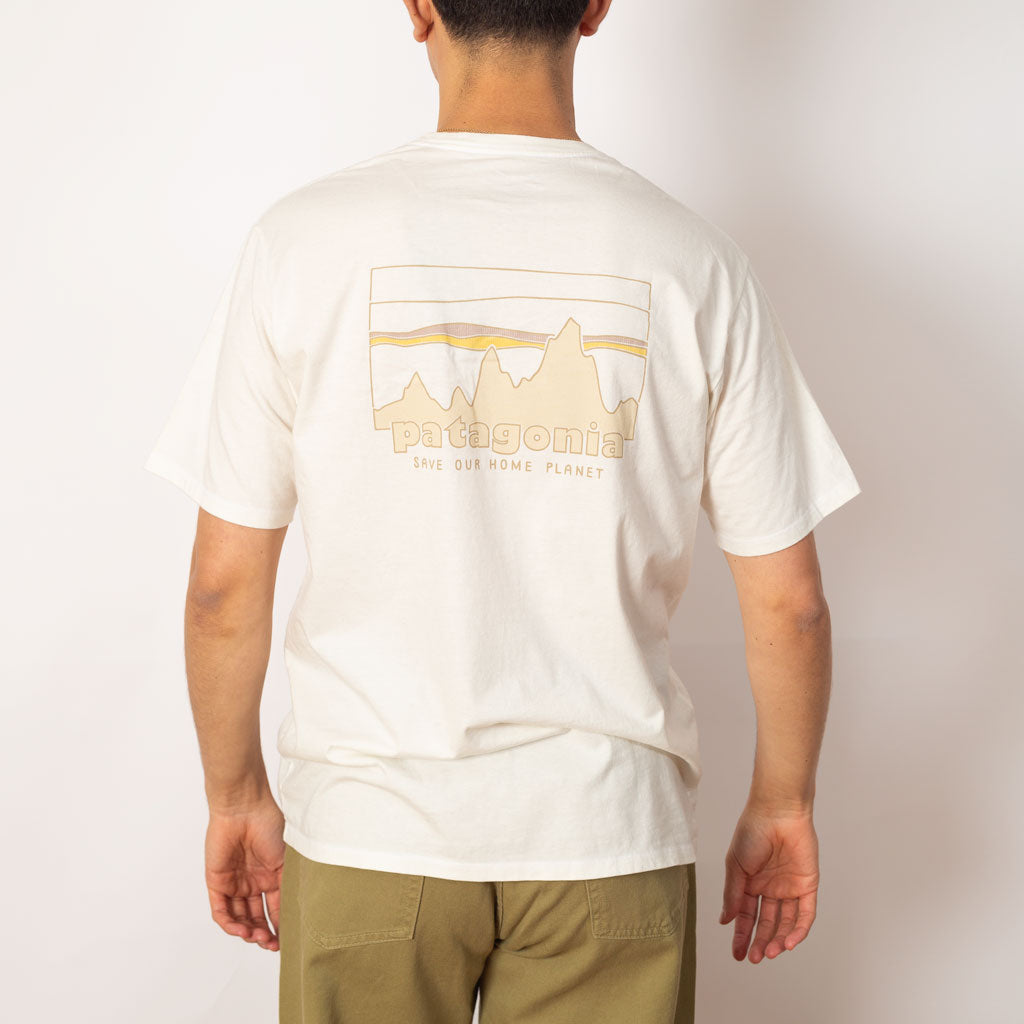 73 Skyline Organic T-Shirt - Birch White