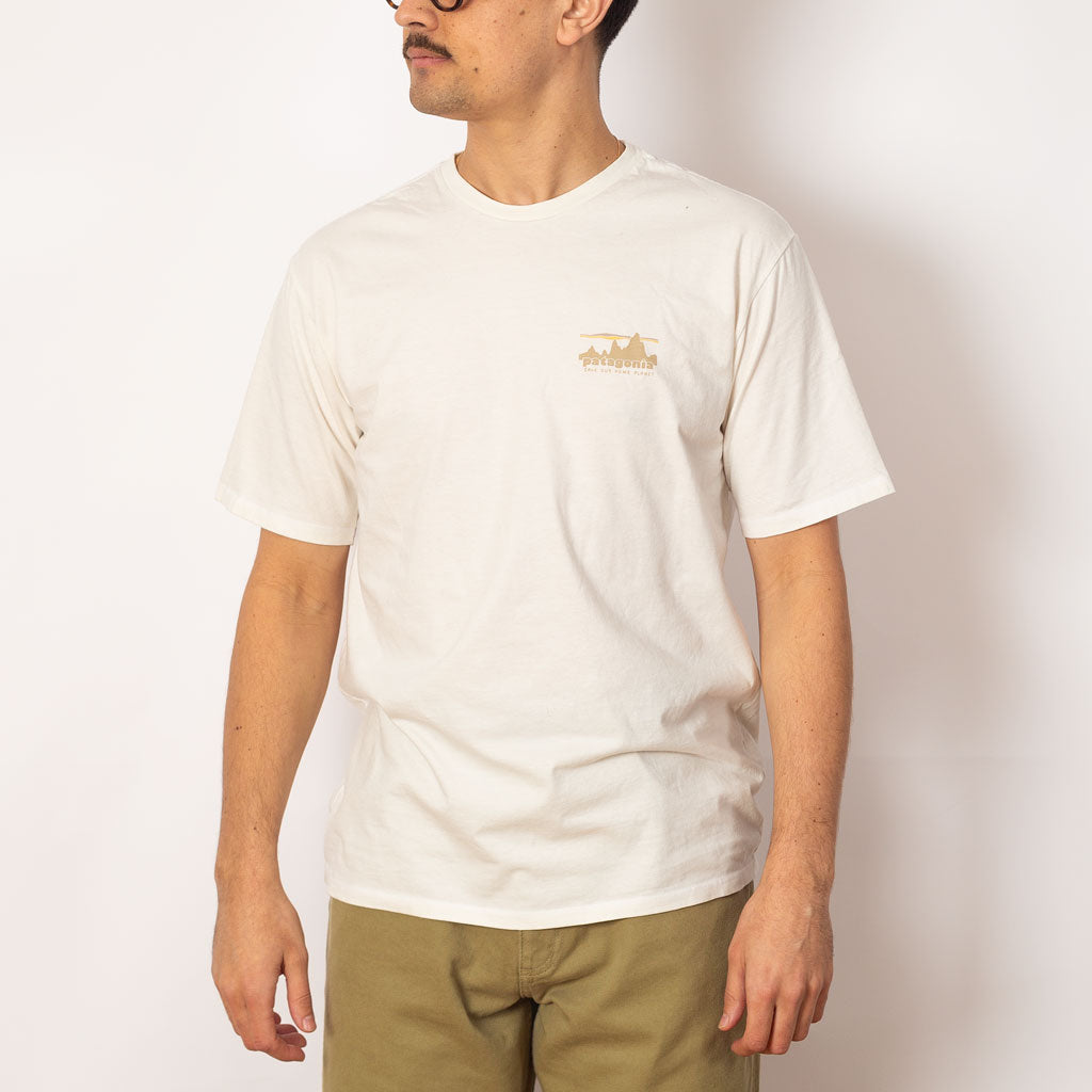 73 Skyline Organic T-Shirt - Birch White