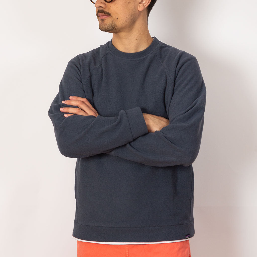 Micro D Crew Neck - Smolder Blue