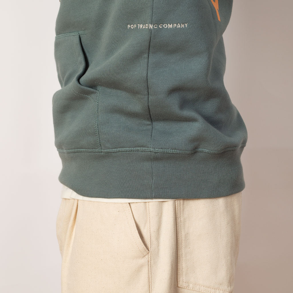 Logo Hooded Sweat - Stormy Sea