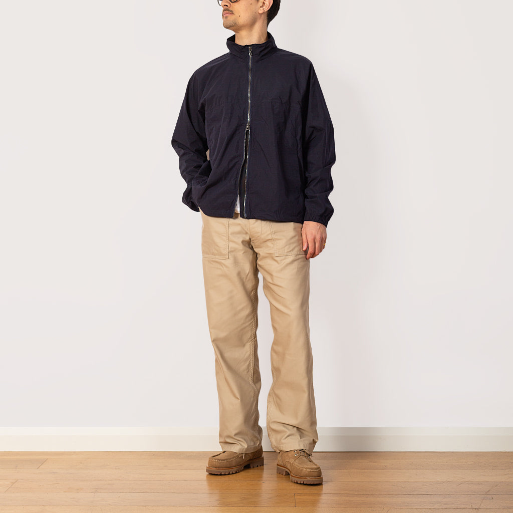 Stand Collar Blouson - Navy