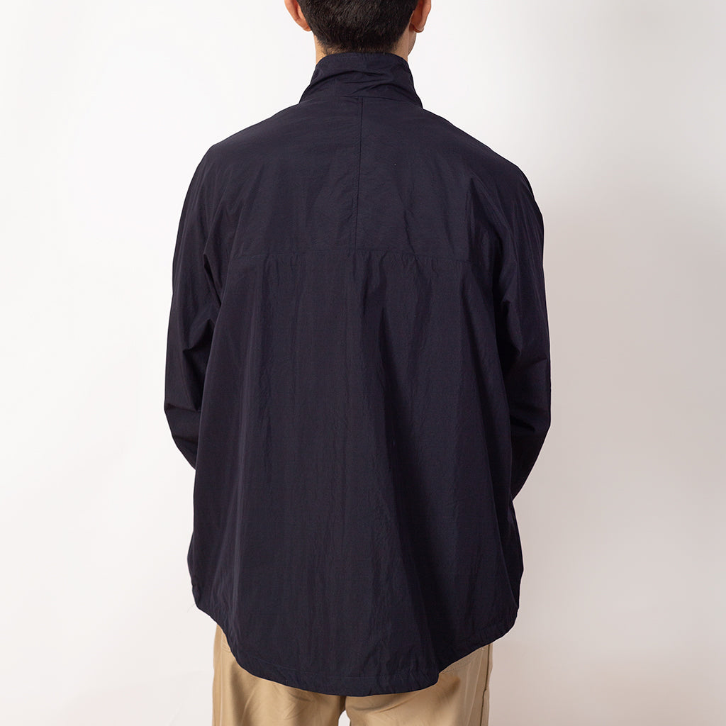 Stand Collar Blouson - Navy