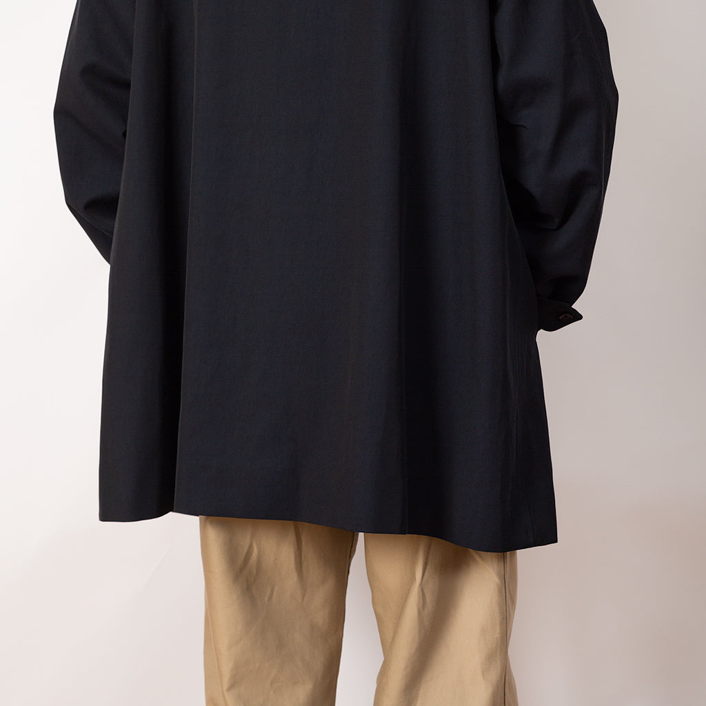 Short Walker Coat - Navy | Kaptain Sunshine | Peggs & Son.