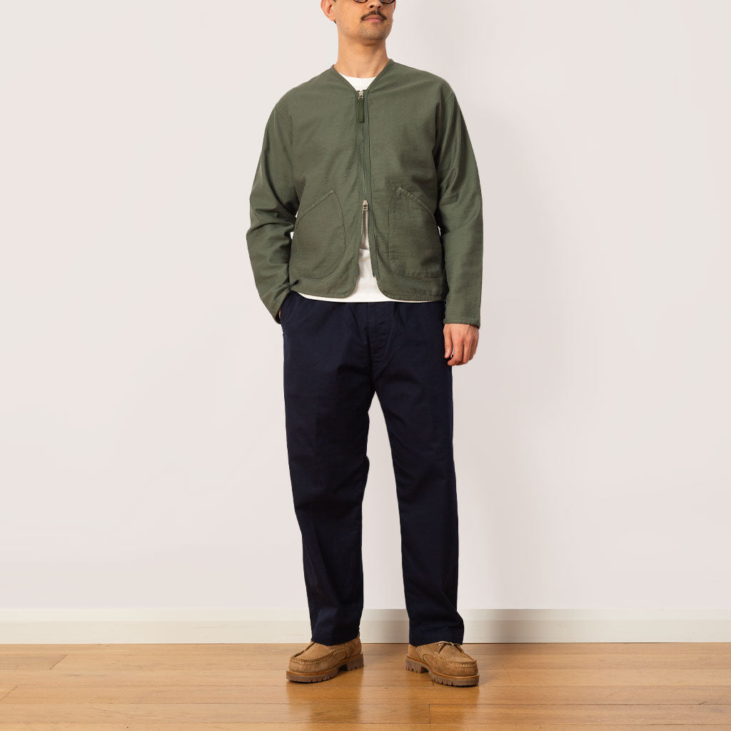 Zip Liner Jacket - Olive