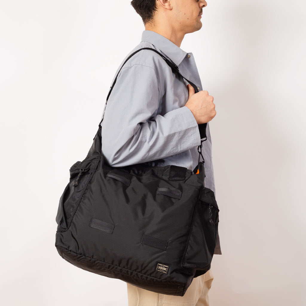 Force 2-Way Tote Bag - Black | Porter - Yoshida & Co. | Peggs & Son.