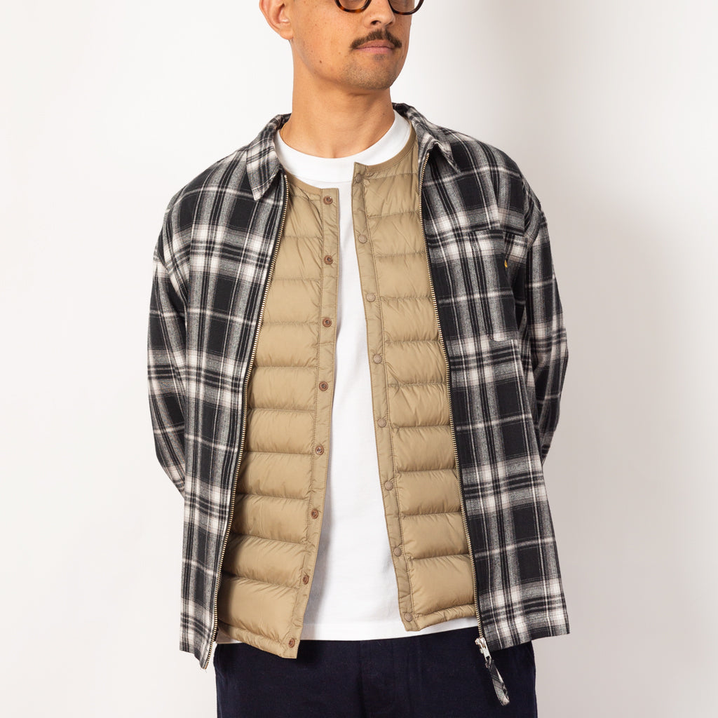 Inner Down Crewneck Vest - Sand Beige