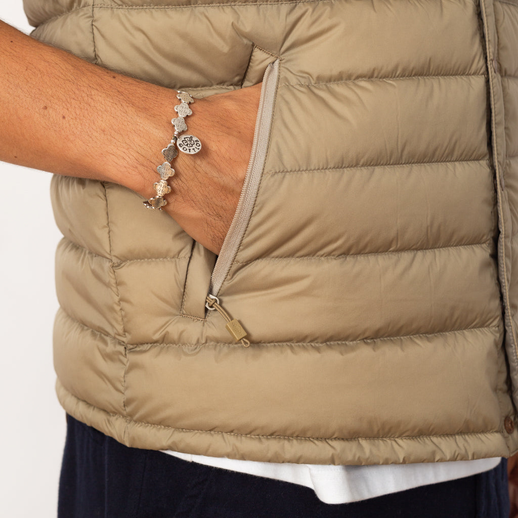 Inner Down Crewneck Vest - Sand Beige