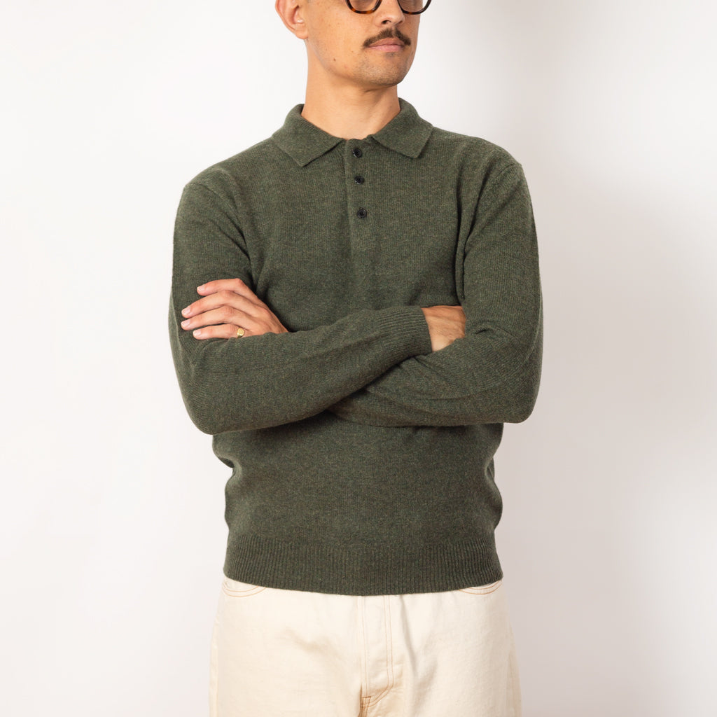 9G Knit Polo - Green