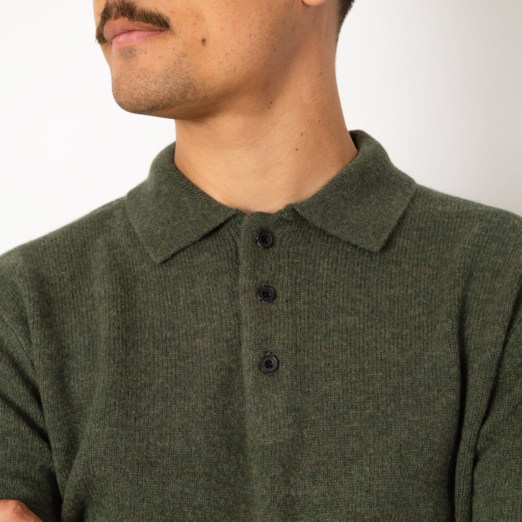 9G Knit Polo - Green