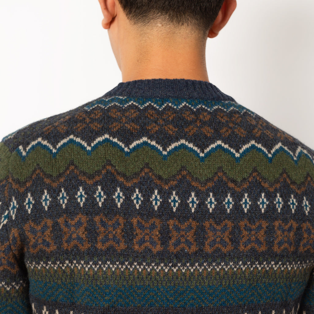 Recycled Wool Blend Sweater - Helmsman Smolder Blue