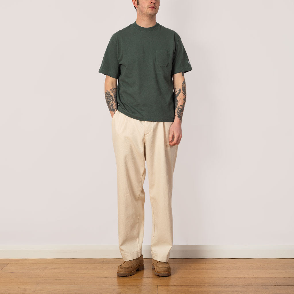 Pocket Tee - Dull Green