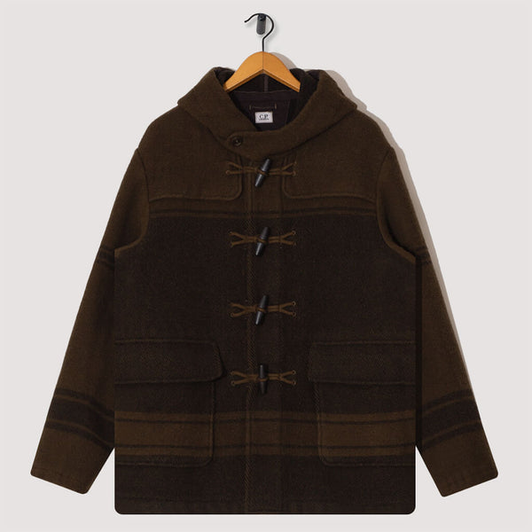 Duffle Jacquard Dyed Coat - Butternut | C.P. Company | Peggs & Son.