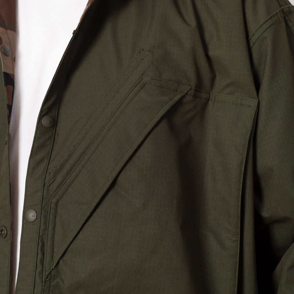 Tech Reversible Paramarine Jacket - Camo Woodland Olive