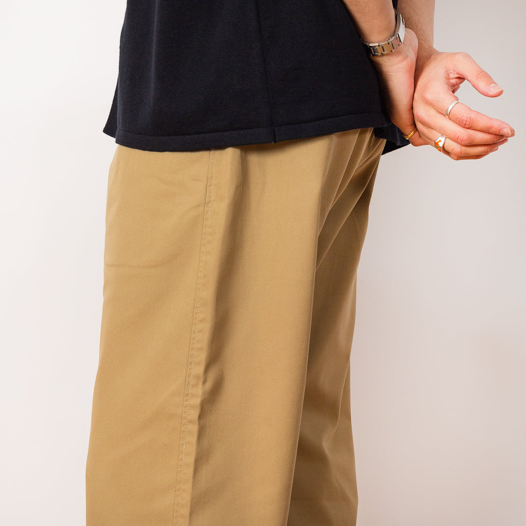 Easy Straight Pants - Beige