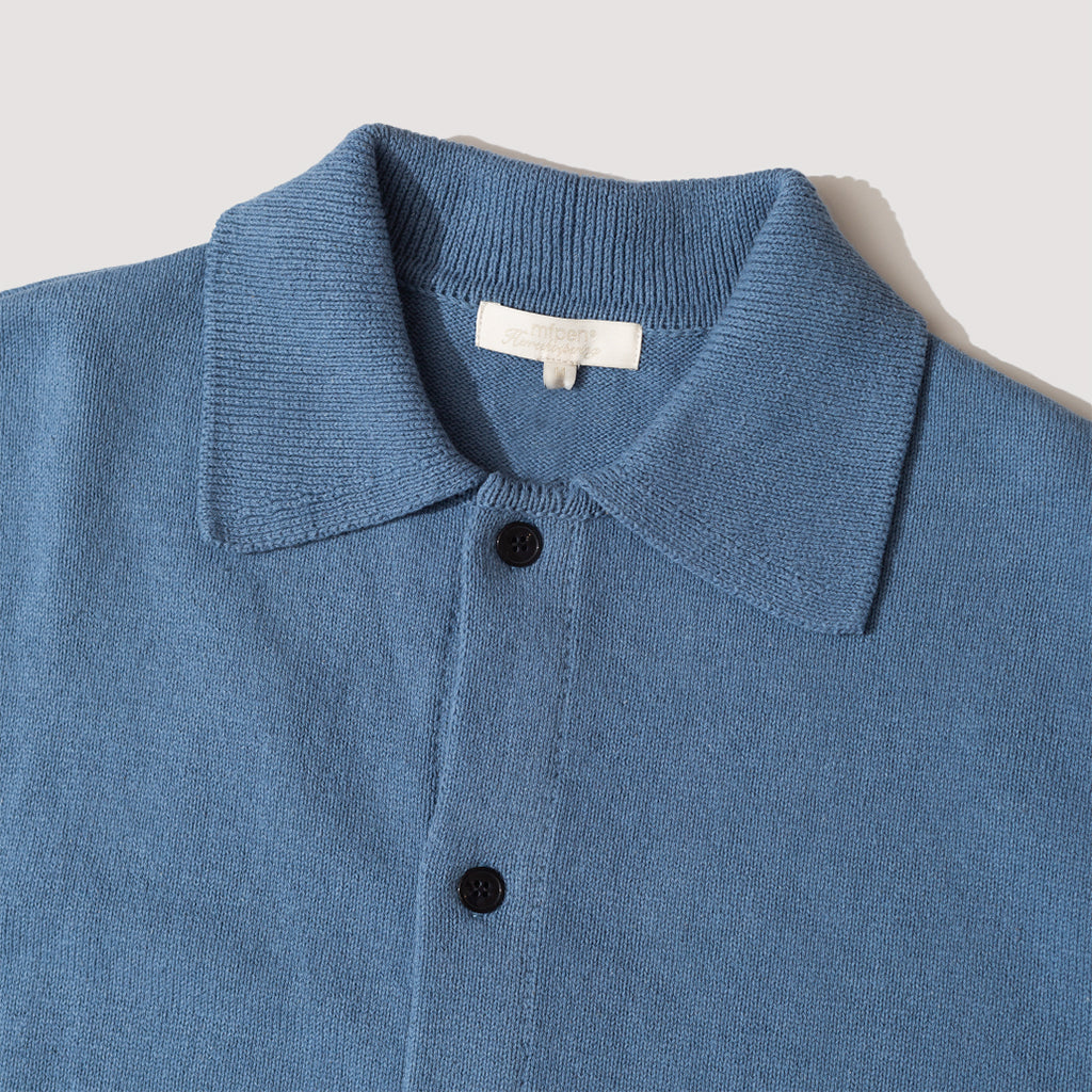 Formal Polo Shirt - Dusty Blue