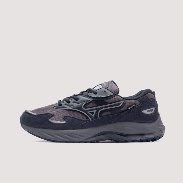 Wave Rider B GTX Quiet Shade Vulcan Silver Mizuno Peggs son