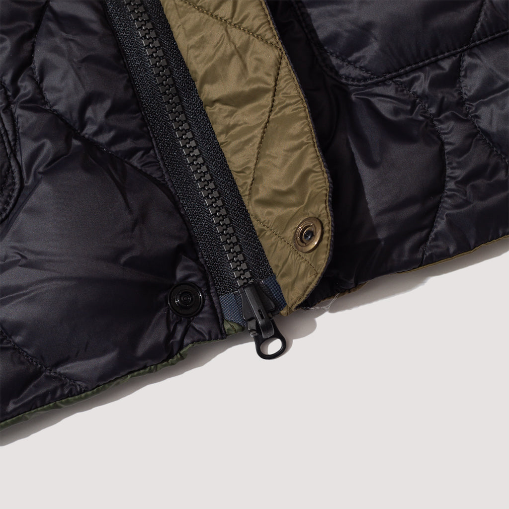 Reversible MA-1 Type Inner Down Jacket - Crazy/Black