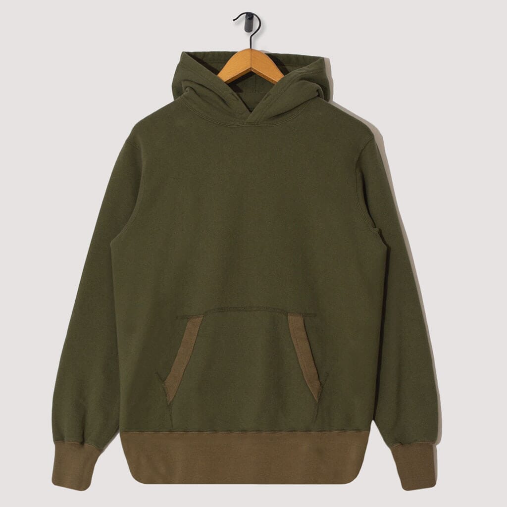 Pullover Hoodie - Olive | Buzz Rickson's | Peggs & Son.