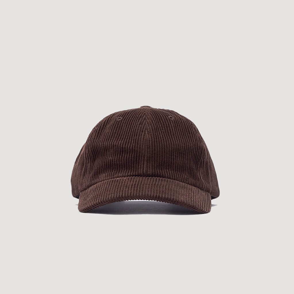 Wide Wale Corduroy Sports Cap - Espresso