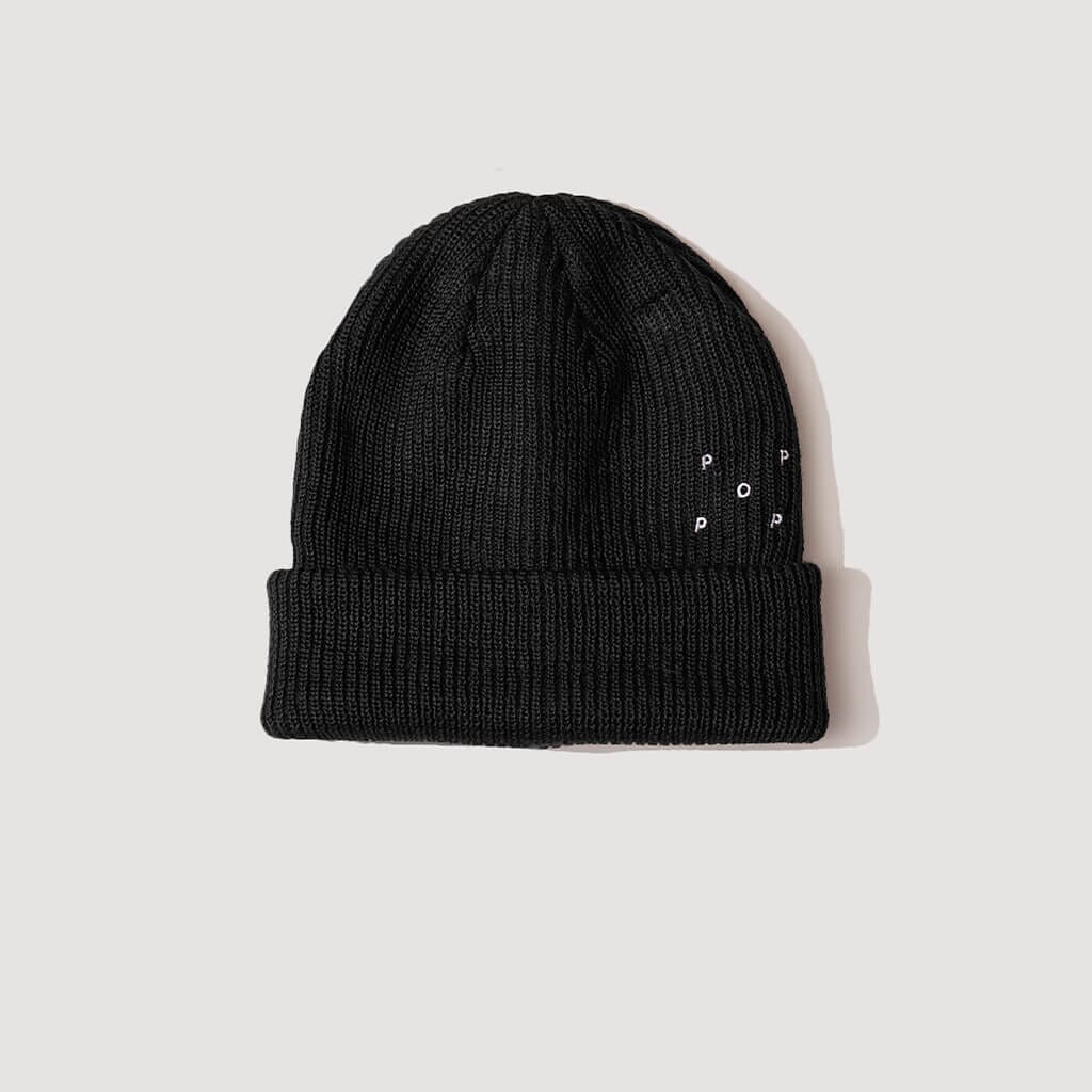 Basic Beanie - Black | Pop Trading Company | Peggs & Son.